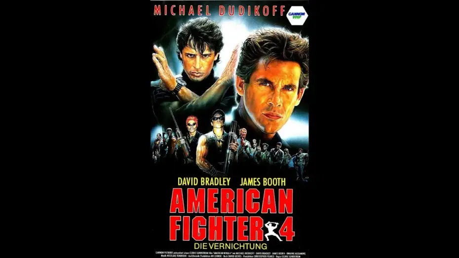 Wideo do filmu Amerykański Ninja 4 — American Fighter 4 (1990) VHS Teaser - German