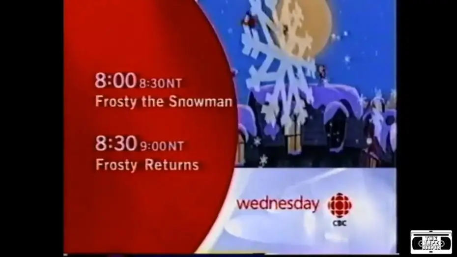 Wideo do filmu Powrót bałwanka Mrozika — Frosty the Snowman Double Feature Promo - CBC 2002