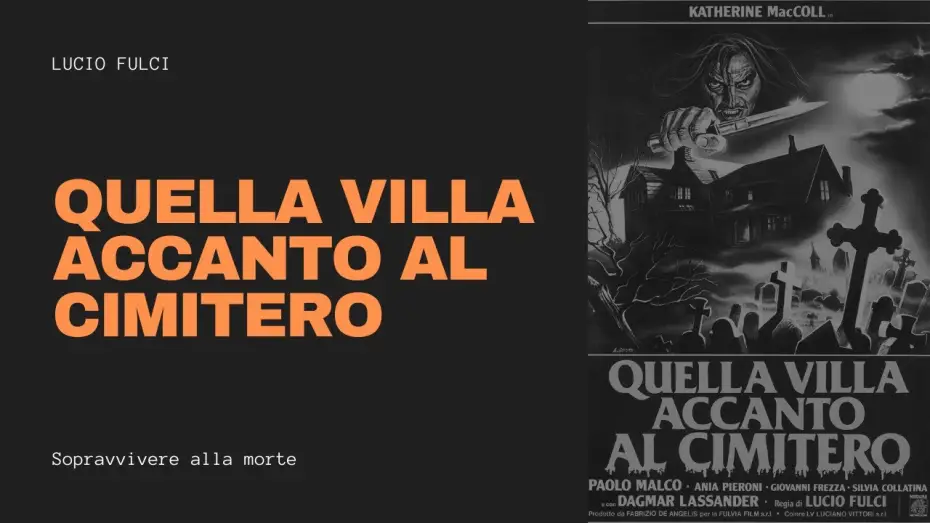 Wideo do filmu Dom przy cmentarzu — Trailer (IT): Quella Villa Accanto Al Cimitero (Lucio Fulci, 1981)