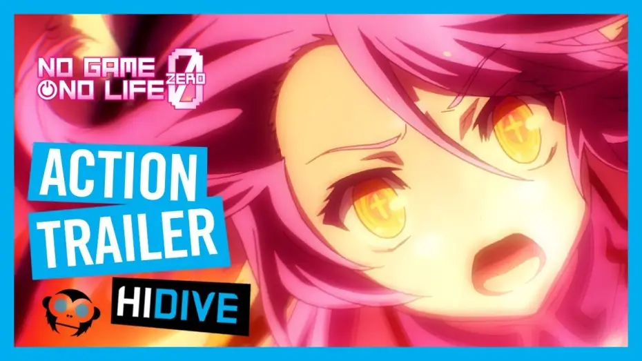 Wideo do filmu No Game No Life -Zero- — No Game, No Life Zero HIDIVE Action Trailer
