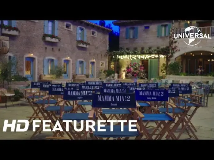 Wideo do filmu Mamma Mia! Here We Go Again — Mamma Mia : Here We Go Again - Featurette "Fin de Tournage"