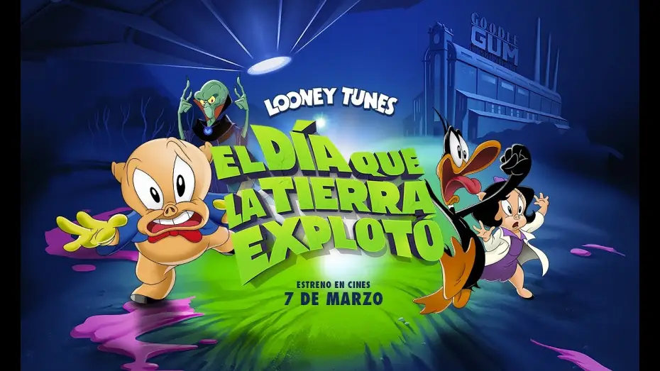 Wideo do filmu Looney Tunes. Porky i Daffy ratują świat — EL DÍA QUE LA TIERRA EXPLOTÓ. UNA PELÍCULA DE LOS LOONEY TUNES. En Cines el Viernes 7 de Marzo