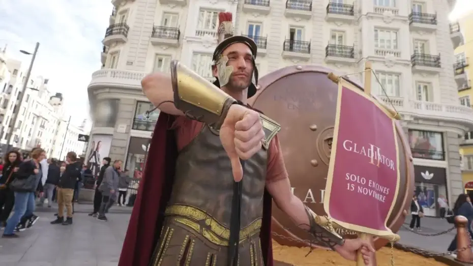 Wideo do filmu Gladiator 2 — Gran escudo en Madrid