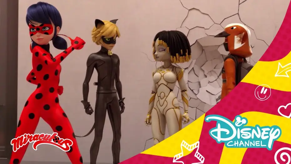 Wideo do filmu Świat Miraculum: Zjednoczeni herosi w Nowym Jorku — Las aventuras de Ladybug en Nueva York: Tráiler exclusivo | Disney Channel Oficial
