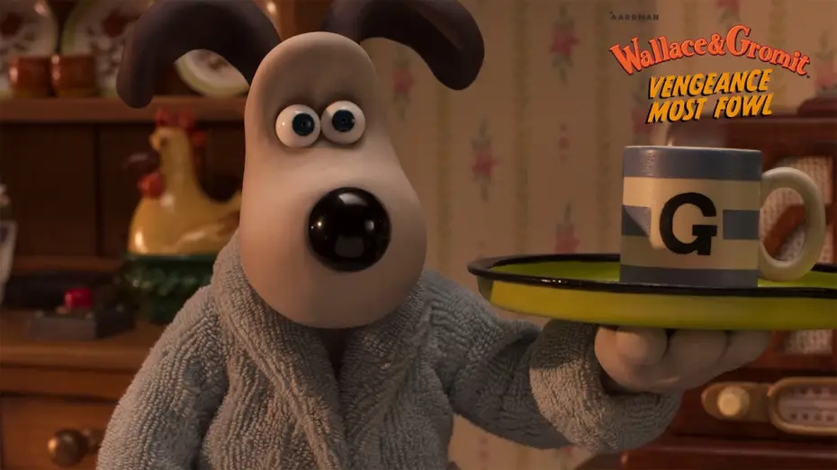Wideo do filmu Wallace i Gromit: Zemsta pingwina — Cracking Toast, Gromit!