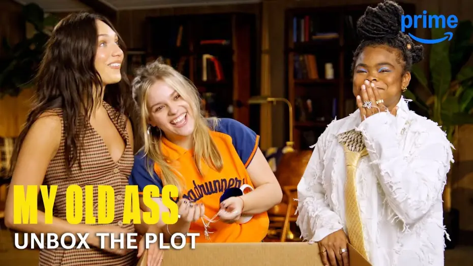 Wideo do filmu My Old Ass — Maddie Ziegler, Maisy Stella, and Kerrice Brooks Unbox the Plot of My Old Ass