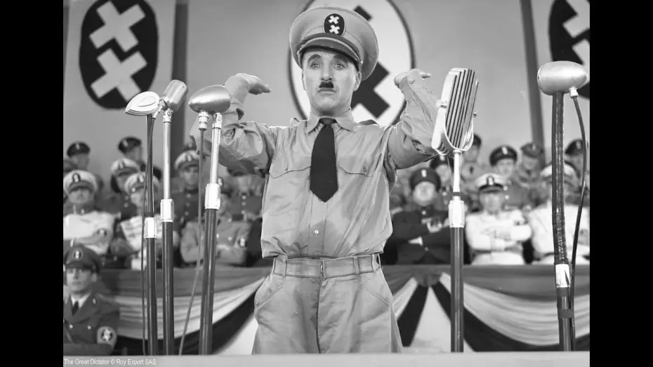 Wideo do filmu Dyktator — Charlie Chaplin - Le discours d'Adenoid Hynkel - Le Dictateur - VF - Français