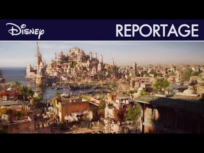 Wideo do filmu Aladyn — Aladdin (2019) - Reportage : Les décors d'Agrabah VOST