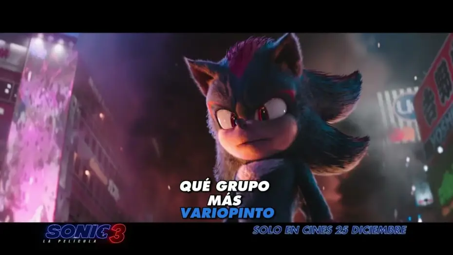 Wideo do filmu Sonic 3. Szybki jak błyskawica — Sonic y su equipo