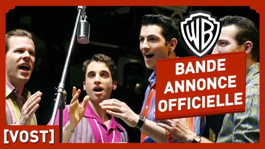 Wideo do filmu Chłopaki z Jersey — Jersey Boys - Bande Annonce VOST