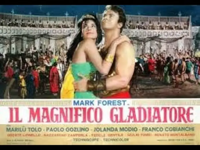Wideo do filmu Il magnifico gladiatore — MAGNIFICENT GLADIATOR trailer. MARK FOREST, 1965.