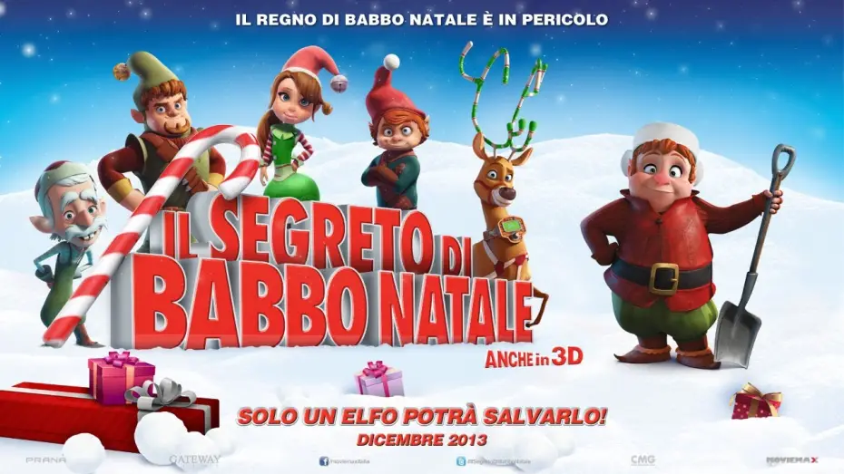 Wideo do filmu Ratujmy Mikołaja — IL SEGRETO DI BABBO NATALE - Trailer italiano ufficiale