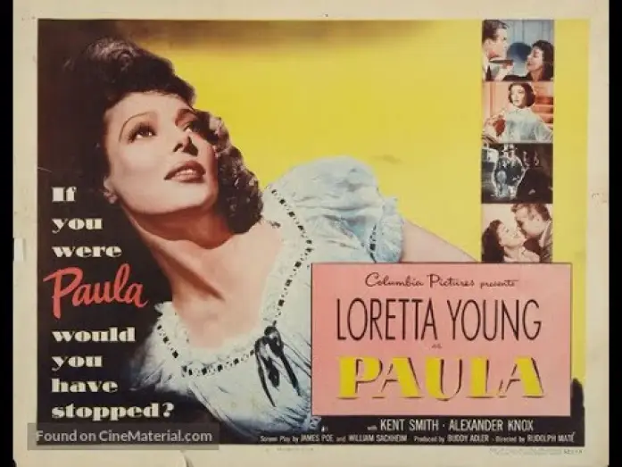 Wideo do filmu Paula — PAULA (1952) Theatrical Trailer - Loretta Young, Kent Smith, Alexander Knox