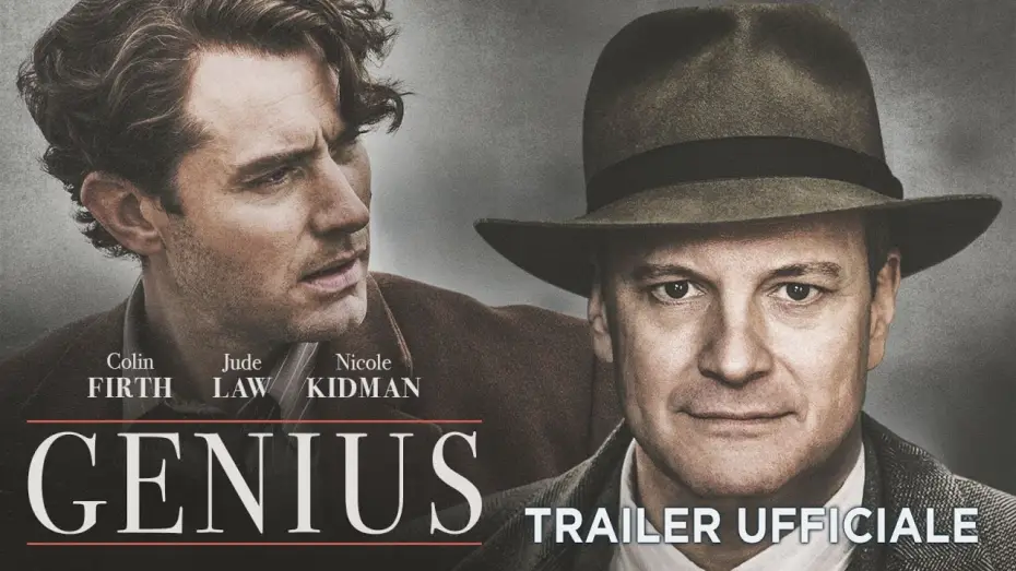 Wideo do filmu Geniusz — Genius (Colin Firth, Jude Law, Nicole Kidman) - Trailer italiano ufficiale [HD]