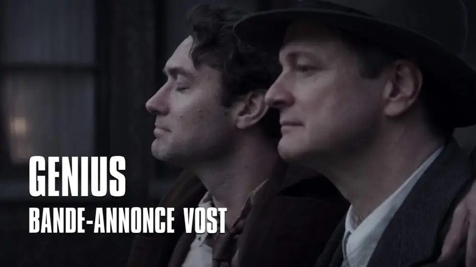 Wideo do filmu Geniusz — Genius avec Colin Firth et Jude Law - Bande-Annonce VOST