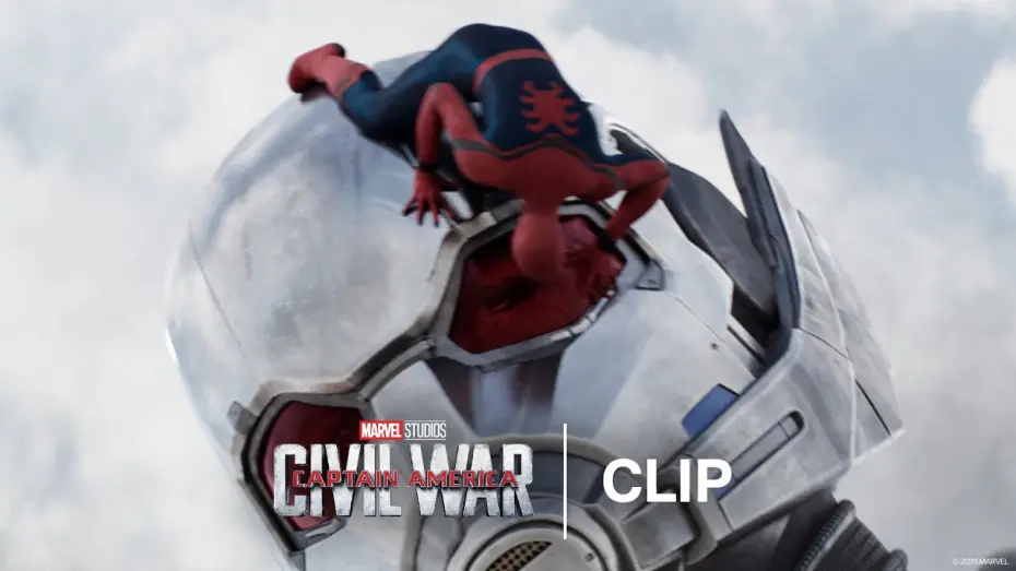 Wideo do filmu Kapitan Ameryka: Wojna bohaterów — Spider-Man and Team Iron Man Fight Ant-Man - Official Clip