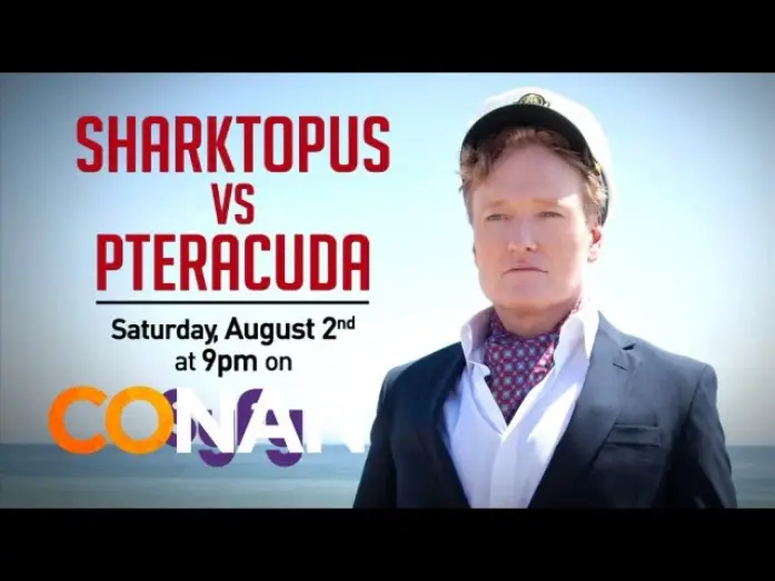 Wideo do filmu Ośmiorekin kontra pterakuda — Conan O'Brien In "Sharktopus Vs. Pteracuda"- FULL CAMEO | CONAN on TBS