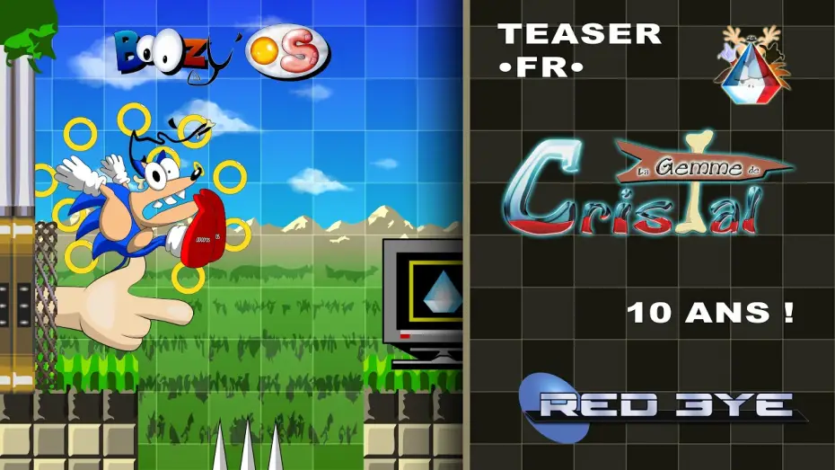 Wideo do filmu BoOzy’ OS i Cristal Klejnot — 🇫🇷 BoOzy’ OS et la Gemme de Cristal 💎 10 ans !  [ parodie de Sonic ]
