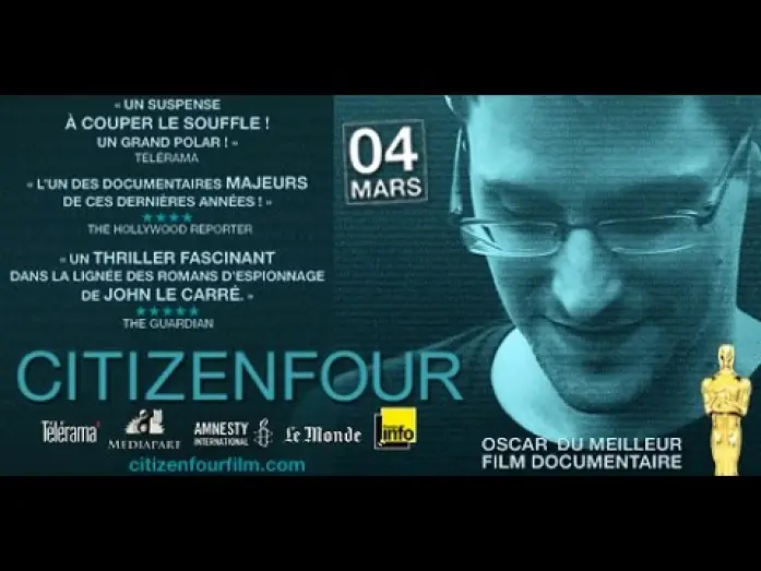 Wideo do filmu Citizenfour — CITIZENFOUR - Bande Annonce VOST