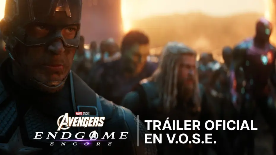Wideo do filmu Avengers: Koniec gry — Vengadores Endgame: Encore Tráiler Oficial V.O.S.E.