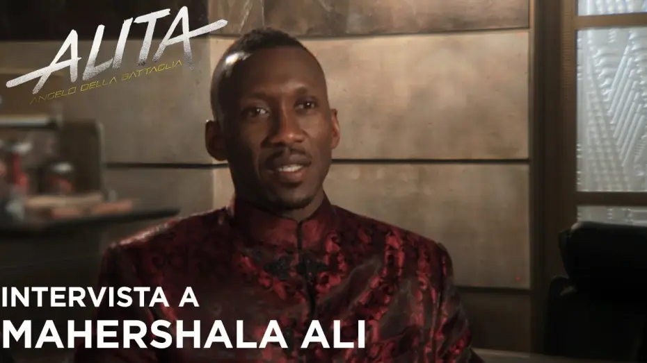 Wideo do filmu Alita: Battle Angel — Alita: Angelo della Battaglia | Intervista a Mahershala Ali HD | 20th Century Fox 2019