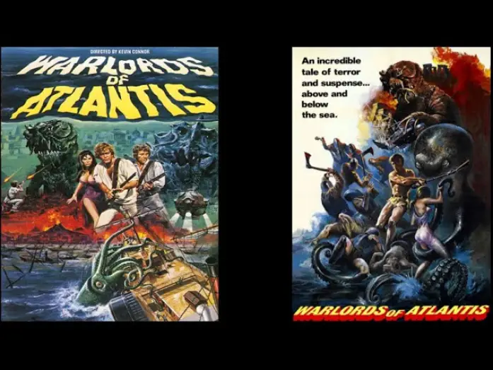 Wideo do filmu Wojownicy Atlantydy — Warlords of Atlantis 1978 music by Michael Vickers