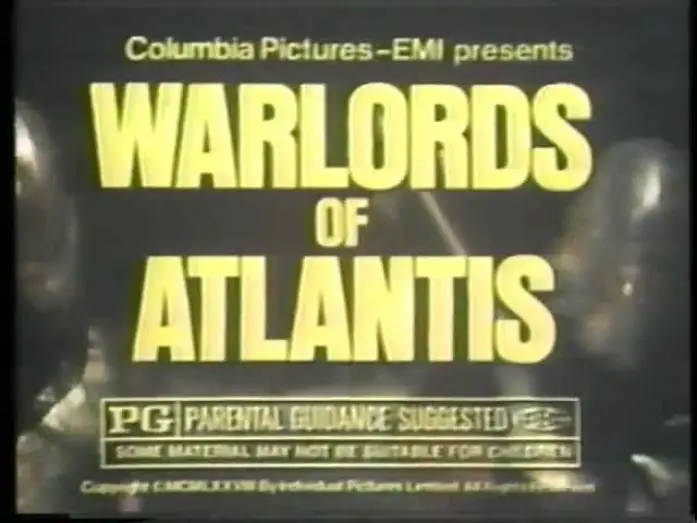 Wideo do filmu Wojownicy Atlantydy — Warlords of Atlantis 1978 TV trailer