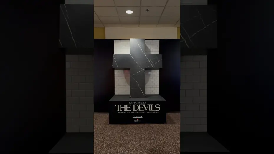 Wideo do filmu Diabły — The first ever standee for KEN RUSSELL’S THE DEVILS: 666 pounds and a motion-activated sound chip.
