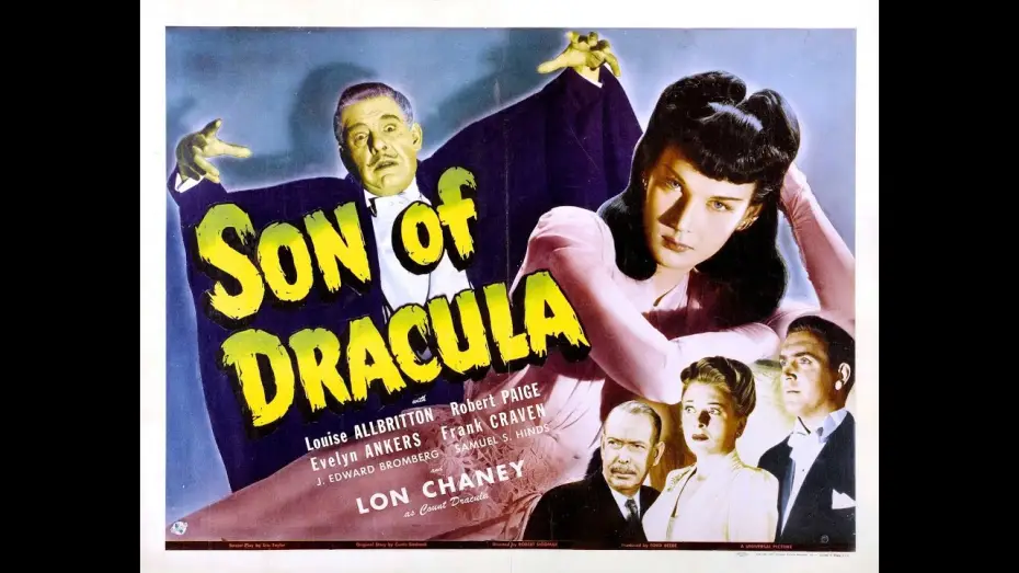 Wideo do filmu Syn Draculi — Son of Dracula (1943), Re-Release Trailer
