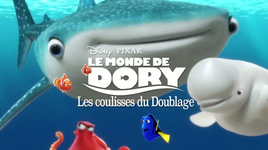 Wideo do filmu Gdzie jest Dory — Le Monde de Dory - Making-of : Doublage avec les voix françaises