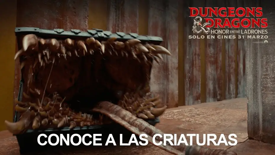 Wideo do filmu Dungeons & Dragons: Złodziejski honor — Conoce a las Criaturas [VOSE]