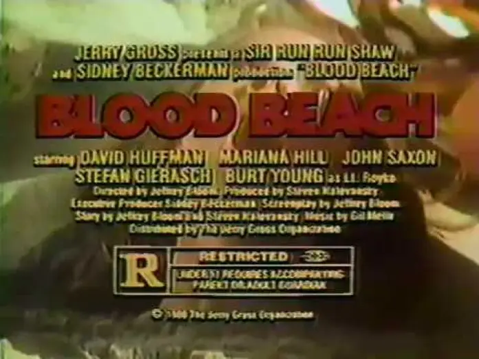 Wideo do filmu Blood Beach — Blood Beach 1981 TV trailer