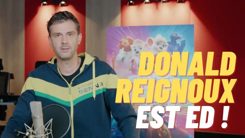 Wideo do filmu Zwierzaki na zakręcie — Donald Reignoux dans les coulisses du doublage SUPER GRAND PRIX !