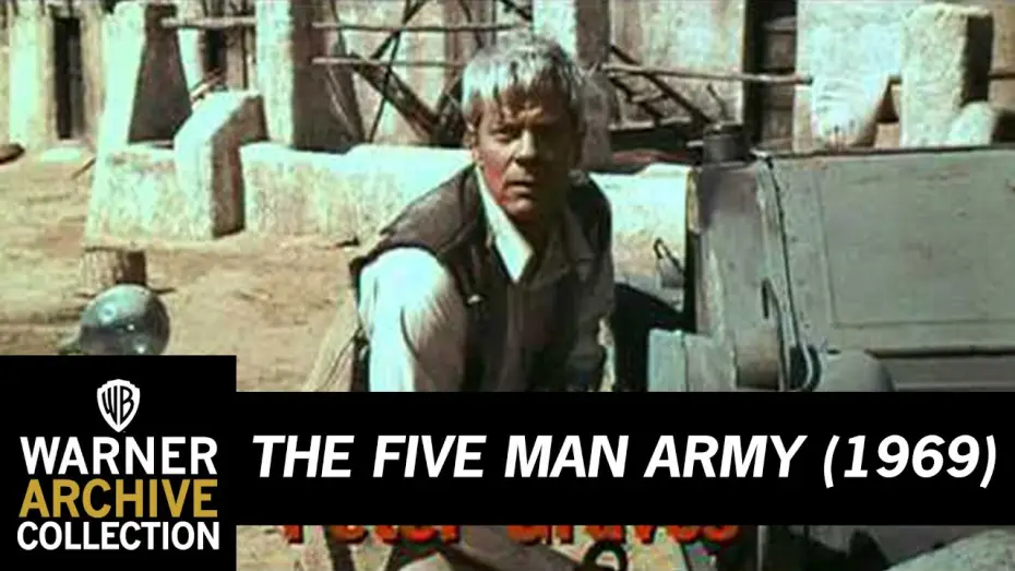 Wideo do filmu Pięciu Uzbrojonych Mężczyzn — The Five Man Army (Original Theatrical Trailer)