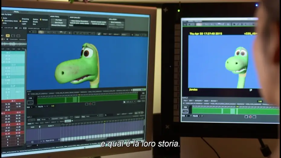 Wideo do filmu Dobry dinozaur — Disney•Pixar: Il Viaggio di Arlo - La coerenza del personaggio - Pod dal film | HD