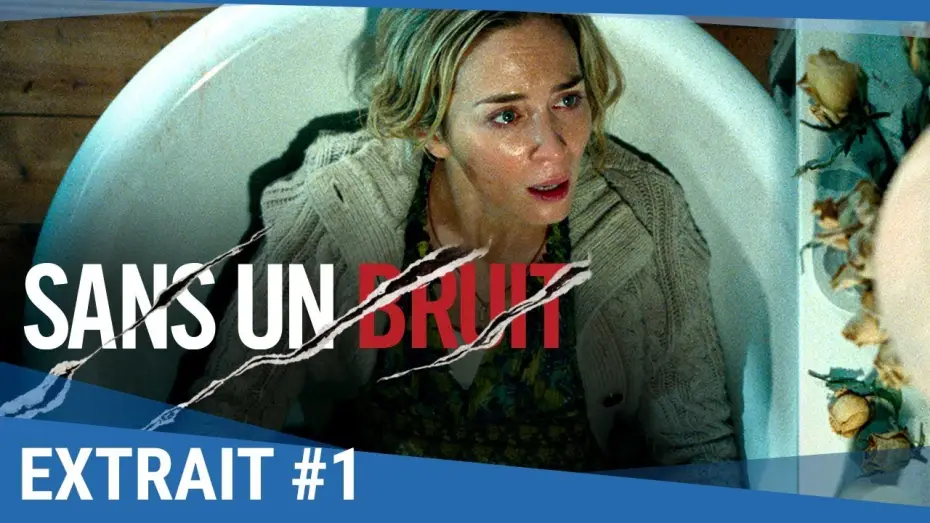 Wideo do filmu Ciche miejsce — SANS UN BRUIT - Extrait   "Baignoire"  VF