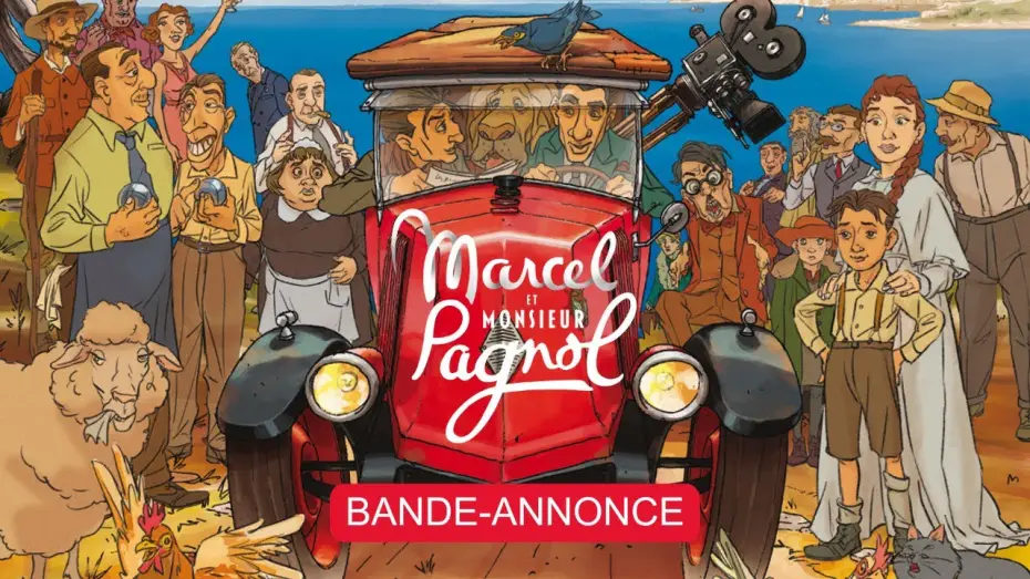 Wideo do filmu Wspaniałe życie Marcela Pagnola — MARCEL ET MONSIEUR PAGNOL - bande-annonce - au cinéma le 15 octobre