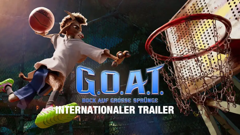 Wideo do filmu Wielka mała koza — G.O.A.T. - Bock auf große Sprünge – Internationaler Trailer (Kinostart: 19.2.2026)