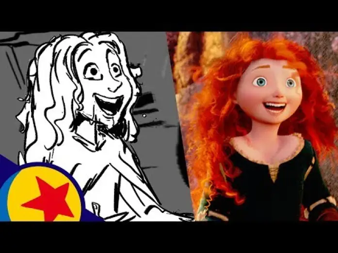 Wideo do filmu Merida Waleczna — Chase the Sky from Brave | Pixar Side by Side