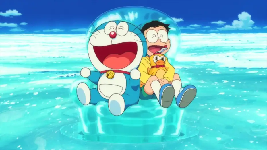 Wideo do filmu 映画ドラえもん のび太の南極カチコチ大冒険 — Doraemon: La grande avventura in Antartide - 2018- Trailer Ufficiale Italiano