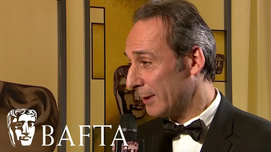 Wideo do filmu Kształt wody — Alexandre Desplat talks backstage on his Original Music BAFTA win for The Shape of Water