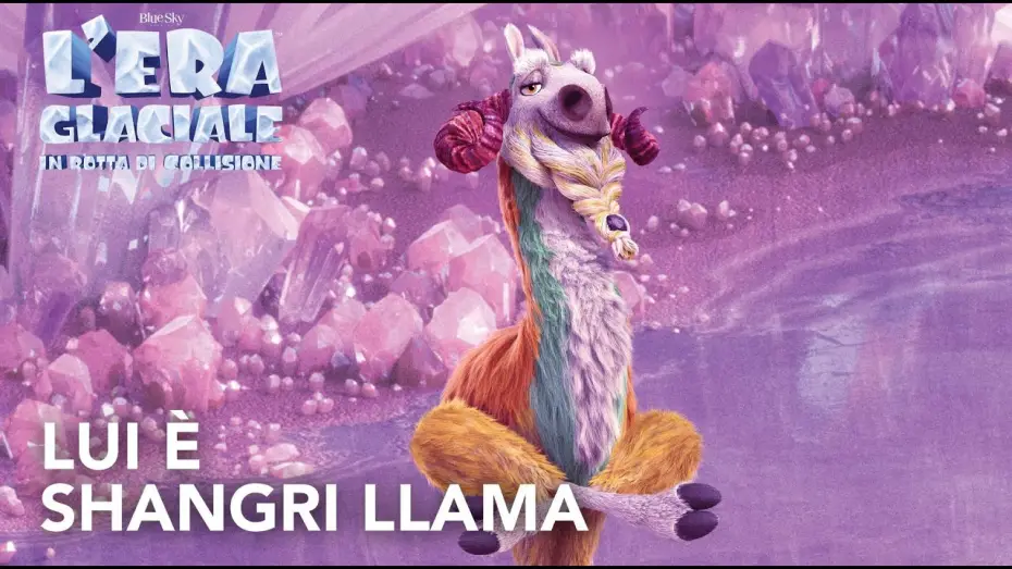 Wideo do filmu Epoka Lodowcowa: Mocne Uderzenie — lui è SHANGRI LLAMA! | L'Era Glaciale in Rotta di Collisione | Dal 22 Agosto al Cinema