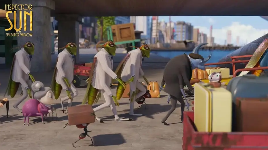 Wideo do filmu Inspektor Pająk — "All aboard!"
