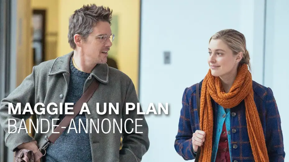 Wideo do filmu Plan Maggie — MAGGIE A UN PLAN - Bande-annonce - Greta Gerwig - Ethan Hawke - Julianne Moore