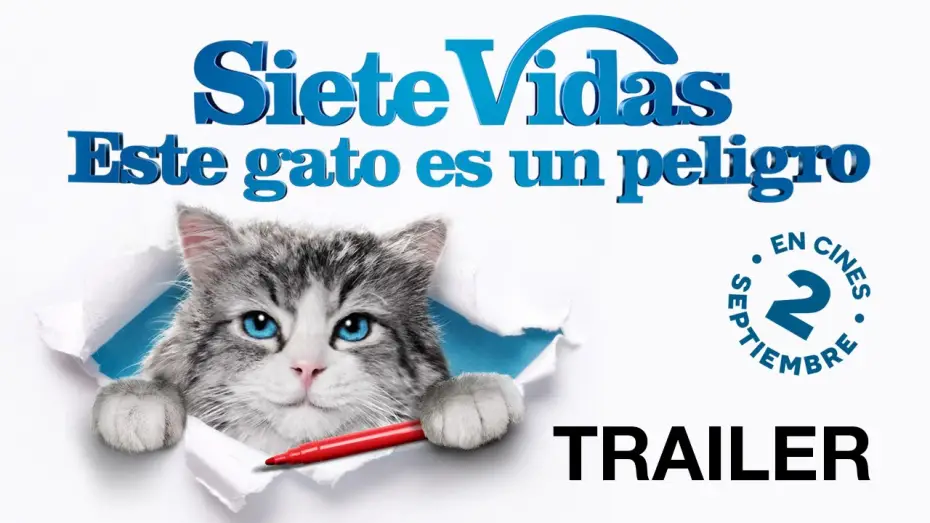 Wideo do filmu Jak zostać kotem — SIETE VIDAS ESTE GATO ES UN PELIGRO - Tráiler oficial HD