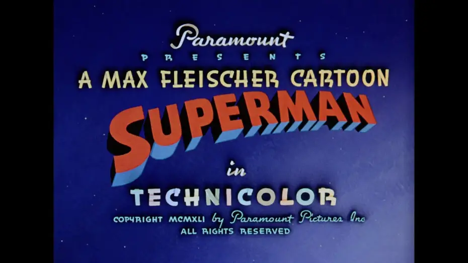 Wideo do filmu Max Fleischer's Superman 1941-1942 — Max Fleischer's Superman (1941; HD)