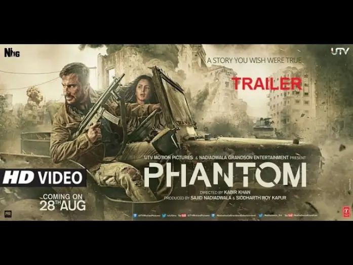 Wideo do filmu Phantom — Phantom (2015) Official Trailer  Saif Ali Khan,Katrina Kaif,Rajesh Tailang Is Raw Agent Alok