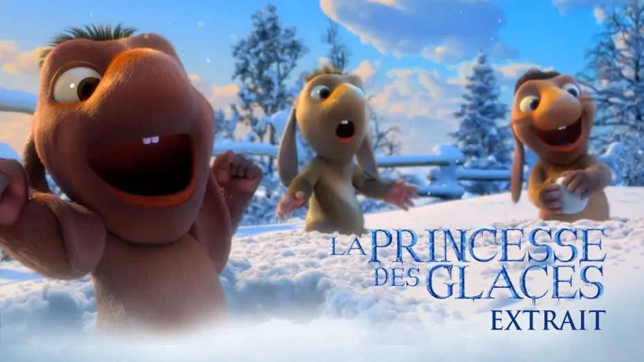 Wideo do filmu Królowa Śniegu 3: Ogień i lód — LA PRINCESSE DES GLACES - Extrait "Bataille de boule de neige chez les Trolls"