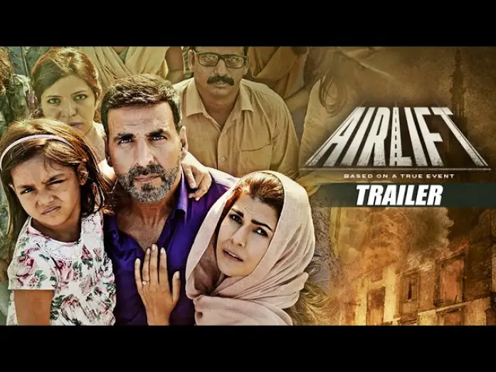 Wideo do filmu Airlift — AIRLIFT THEATRICAL TRAILER | Akshay Kumar, Nimrat Kaur | Releasing on 22nd January, 2016 |T-Series