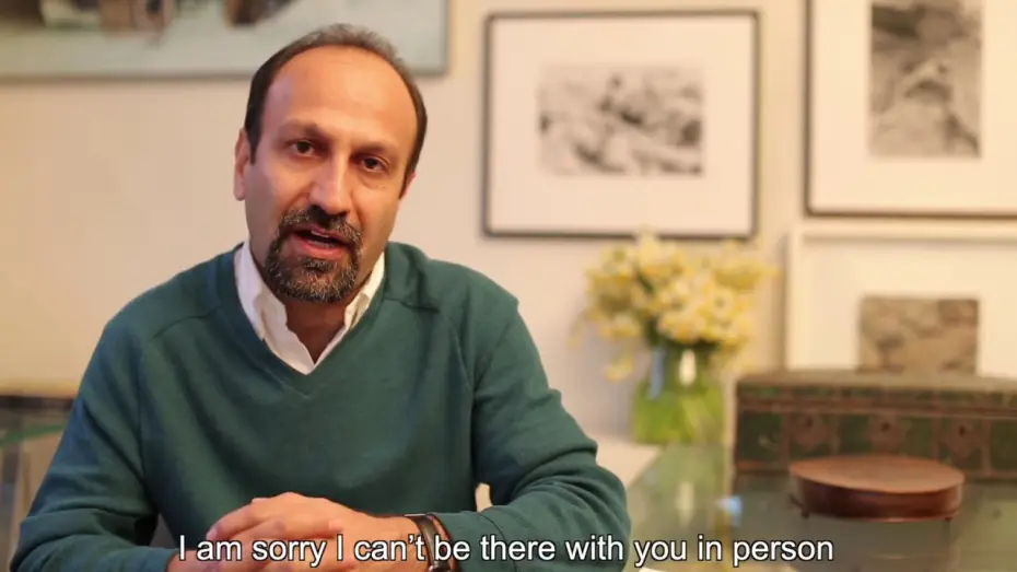 Wideo do filmu Klient — UK premiere - message from Asghar Farhadi